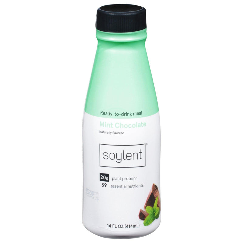 Soylent - Drink Ready to Drink Mint Chocolate Plant - Case Of 12-14 Oz - Orca Market