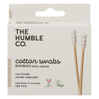 Humble Co - Cottn Swab Bambo White Sprl - Case Of 10-100 Ct - Orca Market