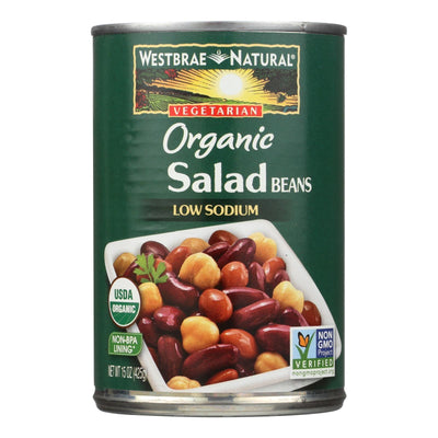 Westbrae Foods Organic Salad Beans - Case Of 12 - 15 Oz. - Orca Market