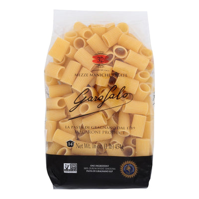 Garofalo - Pasta Mezze Maniche Rigat - Case Of 12 - 16 Oz - Orca Market