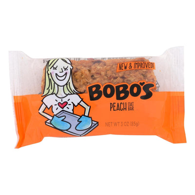 Bobo's Oat Bars - Bars - Peach - Case Of 12 - 3 Oz. - Orca Market