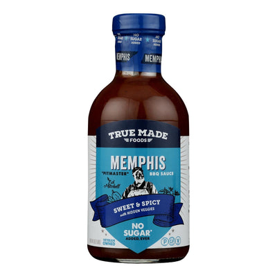 True Made Foods - Bbq Sauce Memphis No Sugar - Case Of 6-18 Oz - Orca Market