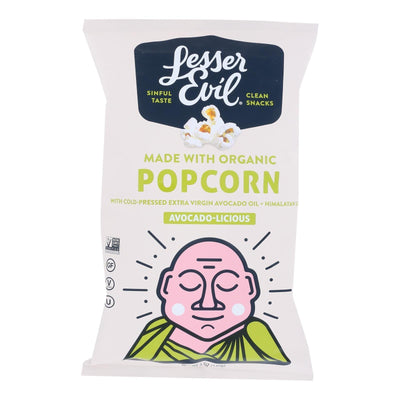 Lesser Evil - Popcorn Avocado-licious - Case Of 12-4.6 Oz - Orca Market