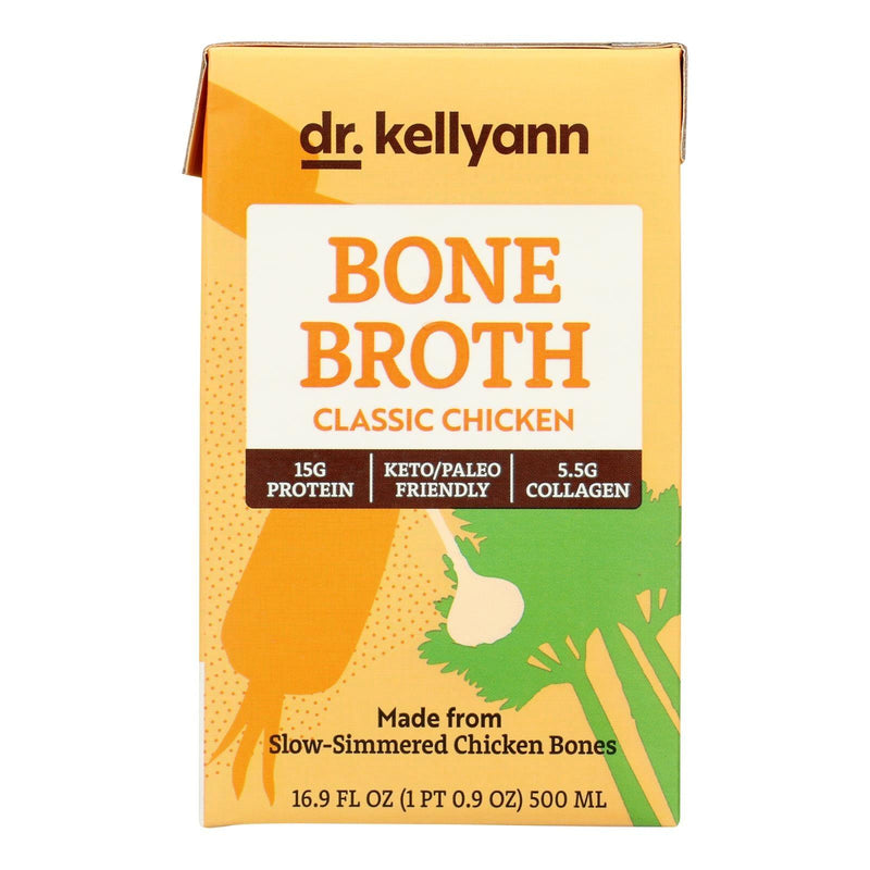 Dr. Kellyann - Bone Broth Classic Chicken - Case Of 6-16.9 Fz - Orca Market