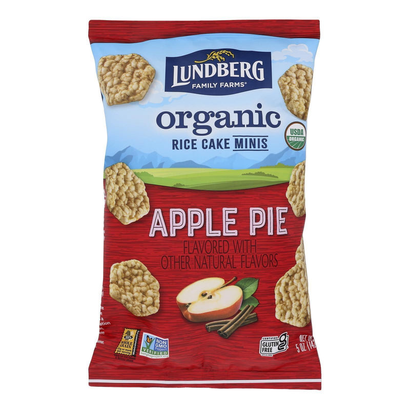 Lundberg Family Farms - Rice Cake Mini Apple Pie - Case Of 6-5 Oz - Orca Market