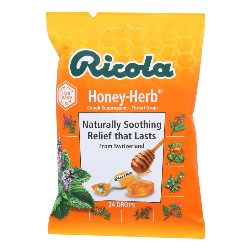 Ricola - Cough Drop Honey Herb - Case Of 8-24 Ct - Orca Market