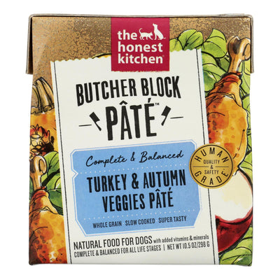 The Honest Kitchen - Dog Fd Pate Turkey Veg - Case Of 6-10.5 Oz - Orca Market