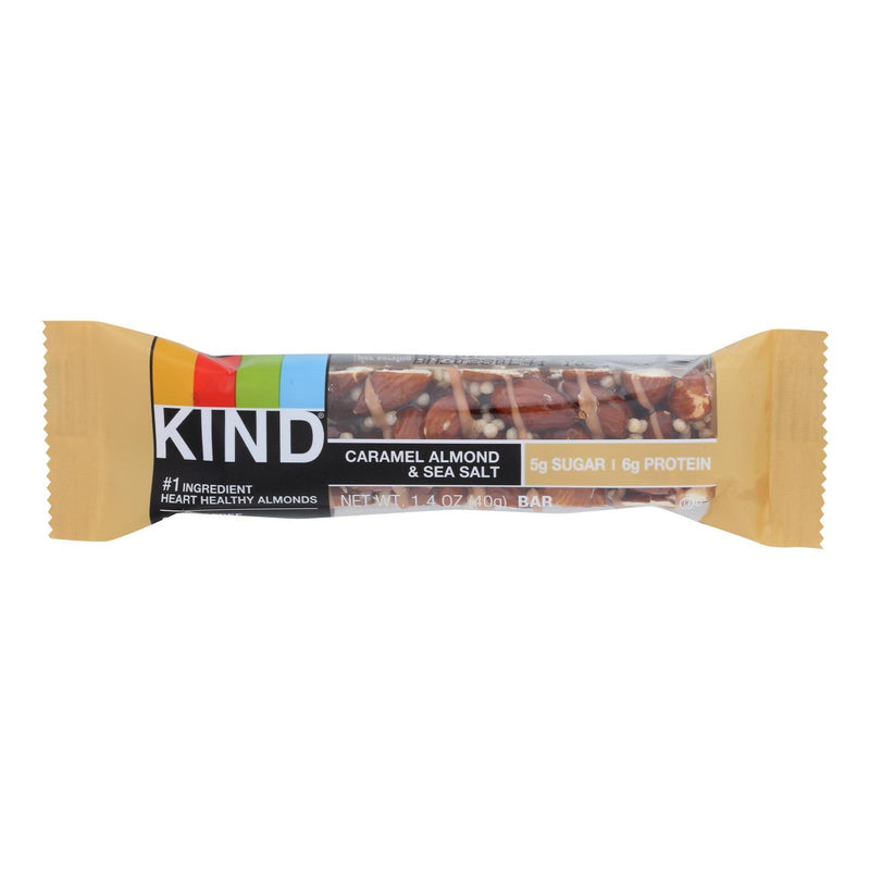 Kind - Bar Caramel Almond Sea Salt - Case Of 12-1.4 Oz - Orca Market