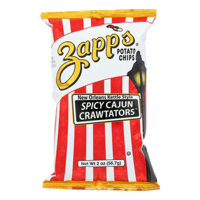 Zapps Potato Chips Chips - Cajun Crawtator - 2o - Case Of 25 - 2 Oz - Orca Market