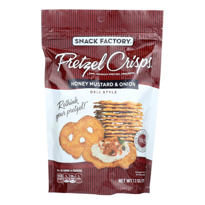 Pretzel Crisp Thin, Crunch Pretzel Crackers - Case Of 12 - 7.2 Oz - Orca Market