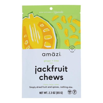 Amazi Foods - Jackfruit Chws Ginger Lime - Case Of 6-2.3 Oz - Orca Market