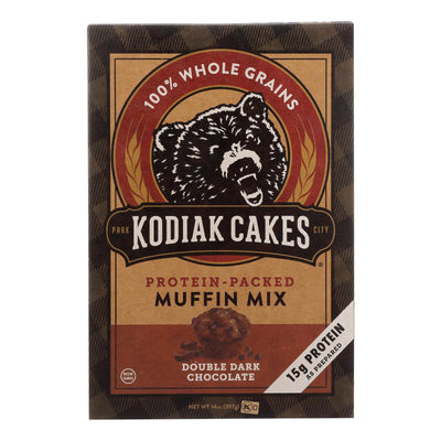 Kodiak Cakes Power Bake Double Dark Chocolate Protein Packed Muffin Mix - Case Of 6 - 14 Oz - Orca Market