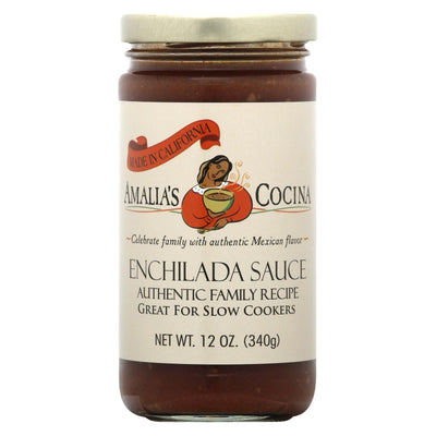 Amalias Cocina - Sauce Enchilada - Case Of 12-12 Oz - Orca Market