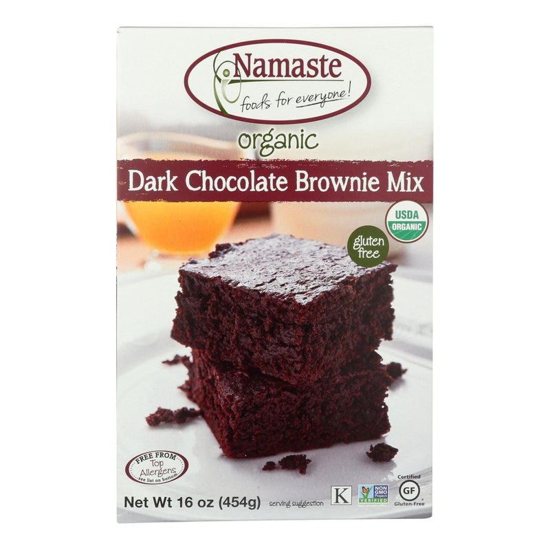 Namaste Foods - Brownie Mix Dark Chocolate Gluten Free - Case Of 6-16 Oz - Orca Market