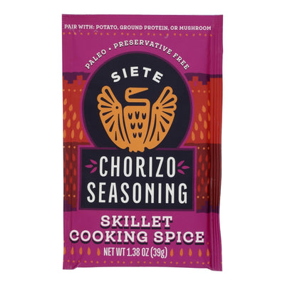 Siete - Seasoning Chorizo - Case Of 12-1.38 Oz - Orca Market