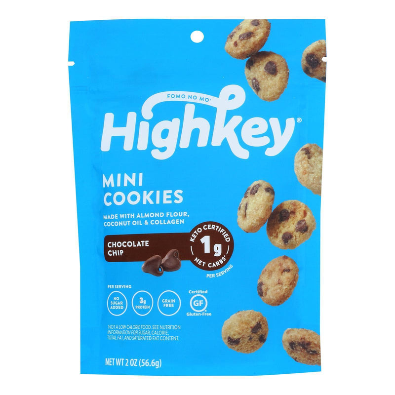 High Key - Cookie Chocolate Chip Keto - Case Of 6-2 Oz - Orca Market