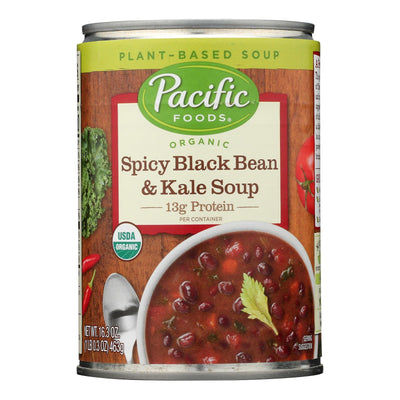 Pacific Foods - Soup Spicy Black Bn Kale - Case Of 12-16.3 Oz - Orca Market