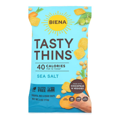 Biena Llc - Tasty Thins Sea Salt - Case Of 12-4 Oz - Orca Market