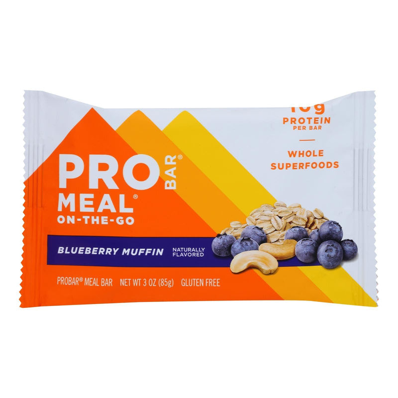 Probar - Meal Bar Bbry Muffin - Case Of 12-3 Oz - Orca Market