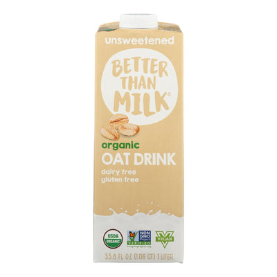 Better Than Milk - Drink Oat Unsweetened - Case Of 6-33.8 Fz - Orca Market