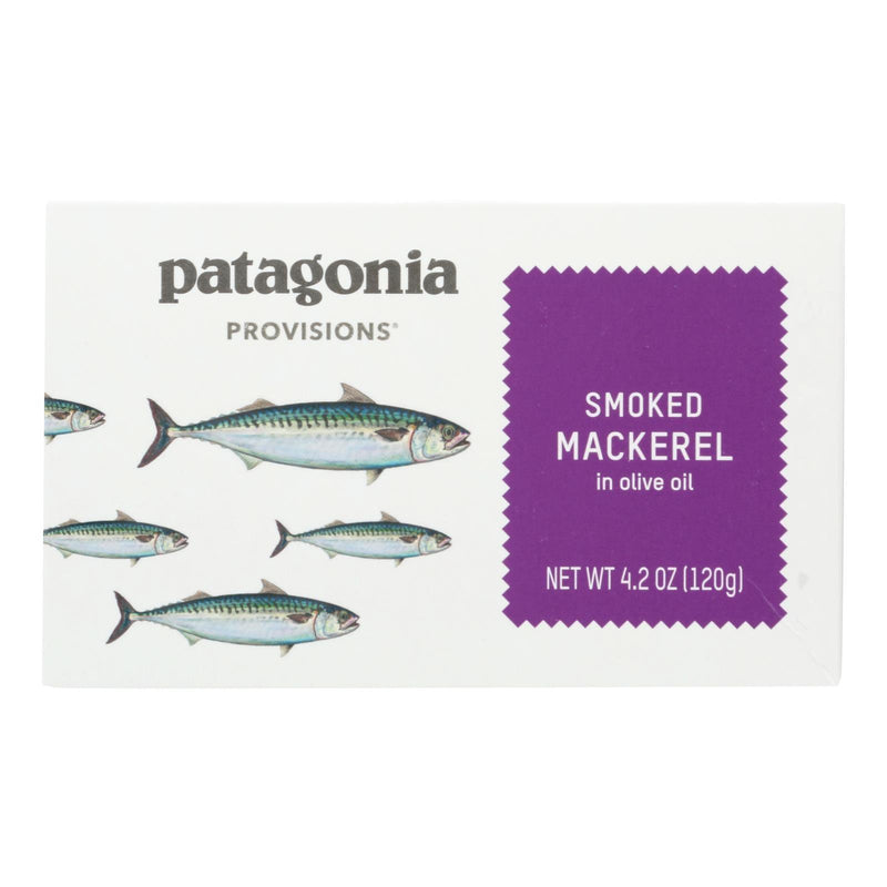 Patagonia Provisions - Mackerel Smoked - Case Of 10-4.2 Oz - Orca Market