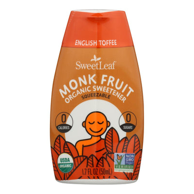 Sweet Leaf - Sweetner Monk Fruit Squeeze English Toffee- 1 Each-1.7 Fz - Orca Market