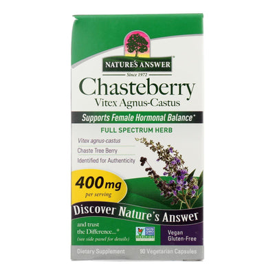 Nature's Answer - Chasteberry 400 Mg - 1 Each-90 Vcap - Orca Market