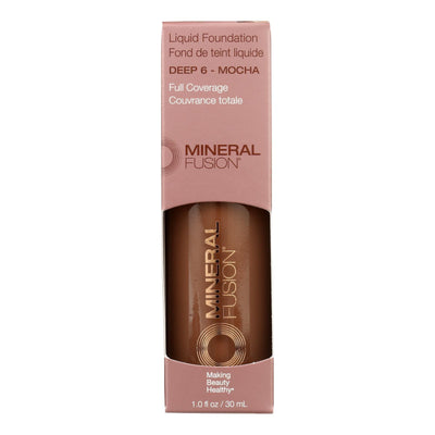 Mineral Fusion - Mkup Liquid Foundation Deep6 - 1 Each-1 Fz - Orca Market