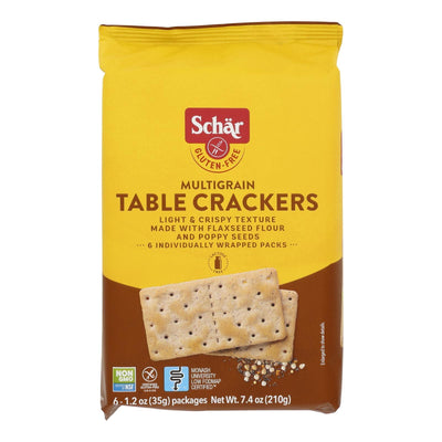 Schar - Crackers Multigrn Table - Case Of 5-7.4 Oz - Orca Market