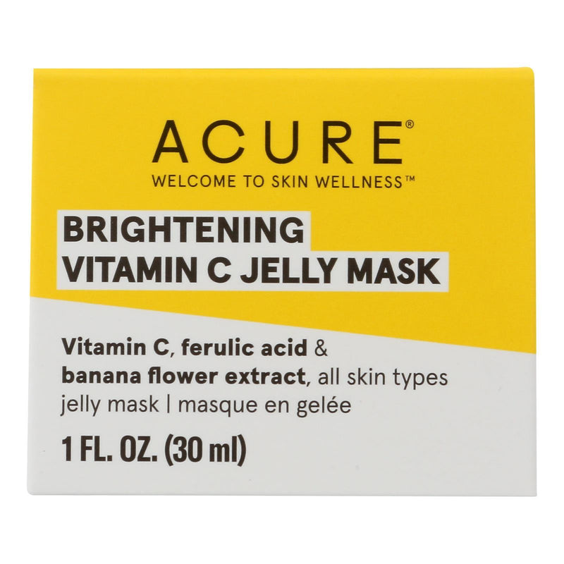 Acure - Facial Mask Bright Vitamin C Jelly - 1 Each-1 Fz - Orca Market