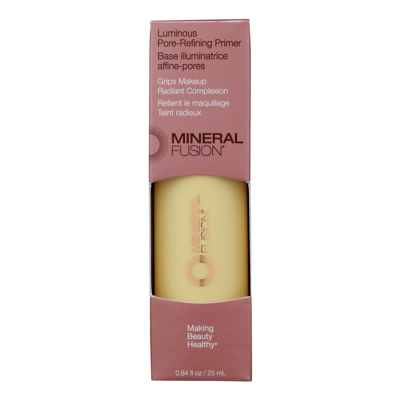 Mineral Fusion - Primer Lumnous Pore Refin - 1 Each-.84 Fz - Orca Market