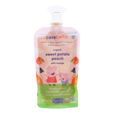 Cerebelly - Smoothie Sweet Potato Peach Mango - Case Of 6-4 Oz - Orca Market