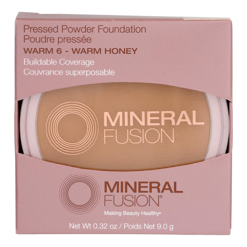 Mineral Fusion - Mkup Pressed Base Warm 6 - 1 Each-.32 Oz - Orca Market