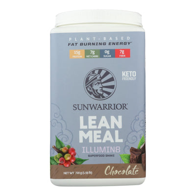 Sunwarrior - Illumin8 Chocolate Meal Replacement- 1 Each-25.3 Oz - Orca Market