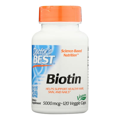 Doctor's Best - Biotin 5000 Mcg - 1 Each-120 Vcap - Orca Market