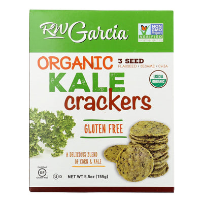 R. W. Garcia - Crackers 3 Seed Kale - Case Of 6-5.5 Oz - Orca Market