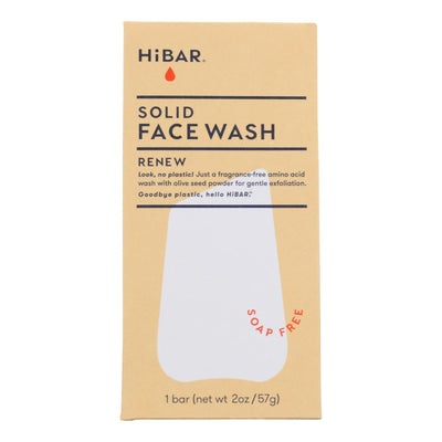 Hibar Inc - Face Wash Renew Solid - 1 Each-2 Oz - Orca Market