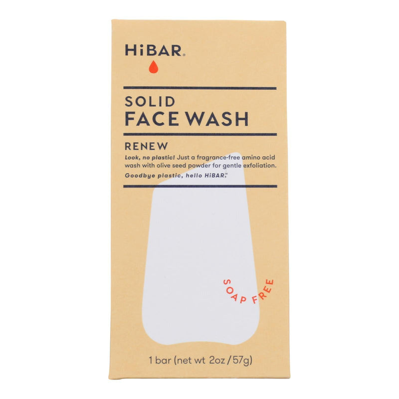 Hibar Inc - Face Wash Renew Solid - 1 Each-2 Oz - Orca Market