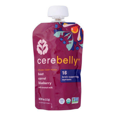 Cerebelly - Puree Beet Cart Bluby - Case Of 6-4 Oz - Orca Market