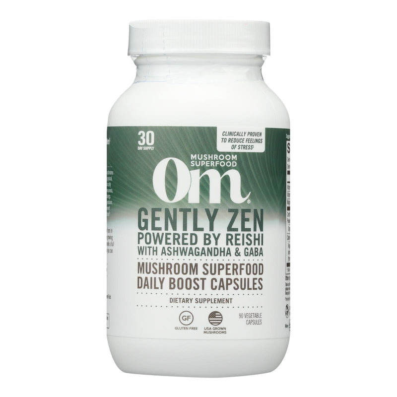 Om - Mushroom Superfood Gently Zen - 1 Each-90 Ct - Orca Market