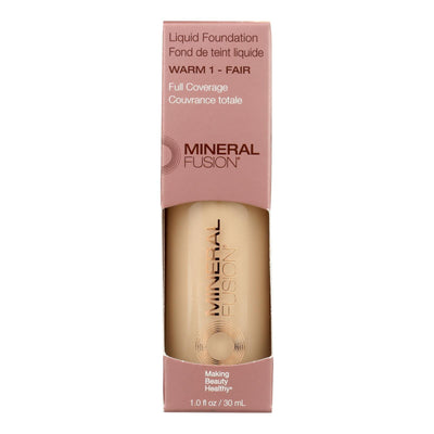 Mineral Fusion - Mkup Liquid Foundation Warm1 - 1 Each-1 Fz - Orca Market