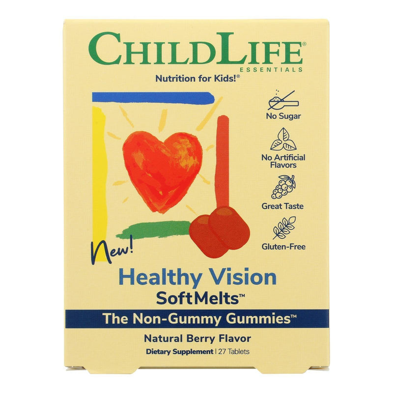 Childlife Essentials - Healthy Vision Soft Melts - 1 Each-27 Tab - Orca Market