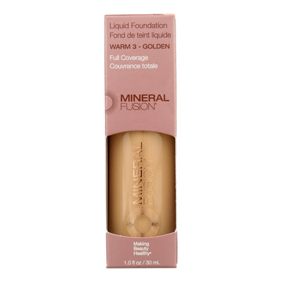 Mineral Fusion - Mkup Liquid Foundation Warm3 - 1 Each-1 Fz - Orca Market