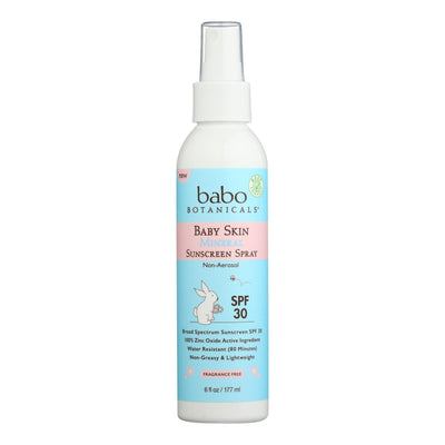 Babo Botanicals - Sunscreen Spf 30 Baby Skin Spray - 1 Each-6 Oz - Orca Market