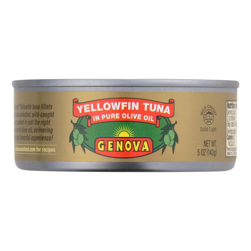 Genova - Yellowfin Tuna In Olv Oil - Case Of 12-5 Oz - Orca Market