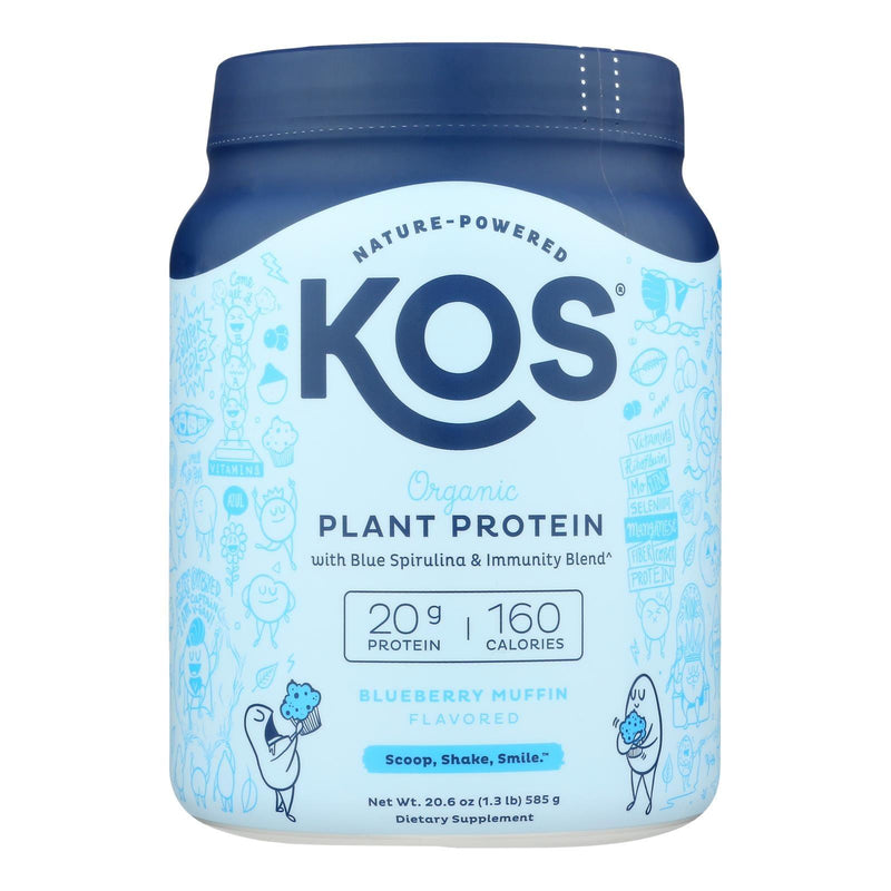 Kos - Prot Powder Blueberry - 1 Each-20.6 Oz - Orca Market