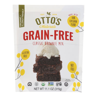 Otto's Naturals - Brownie Mix Classic Green Free - Case Of 6-11.1 Oz - Orca Market