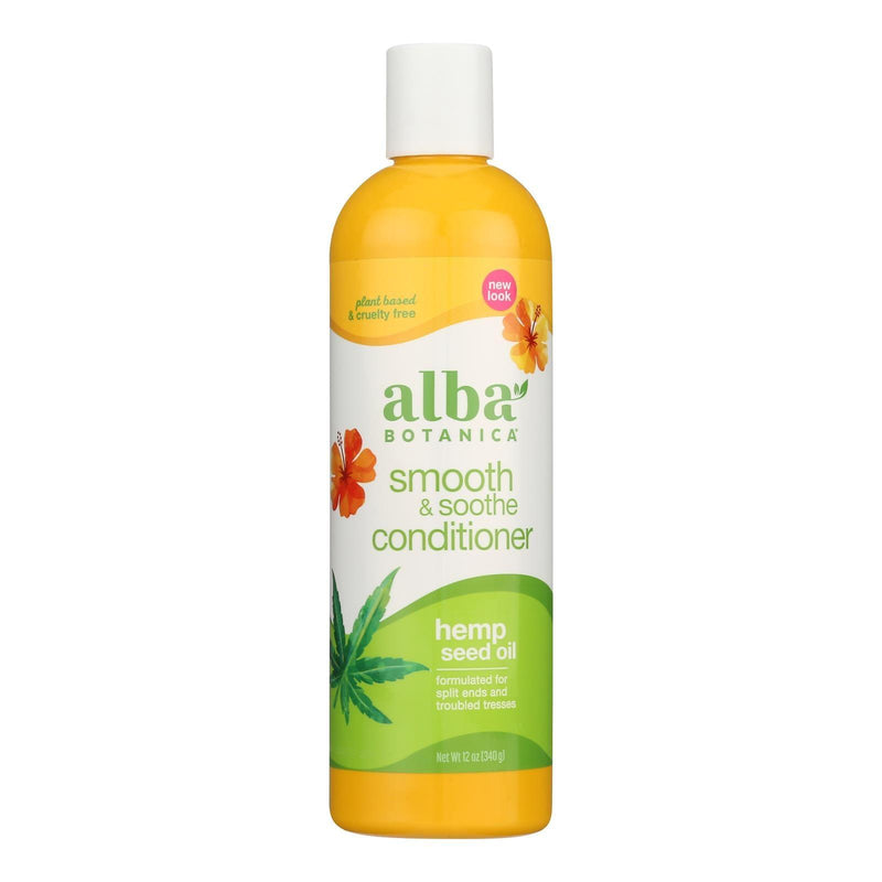 Alba Botanica - Conditioner Smooth & Soothe Cannabis - 1 Each-12 Oz - Orca Market