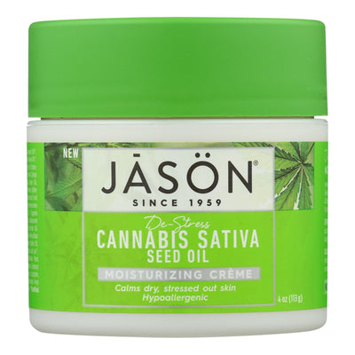 Jason Natural Products - Moistrzng Cream Canbis Satv - 1 Each-4 Oz - Orca Market