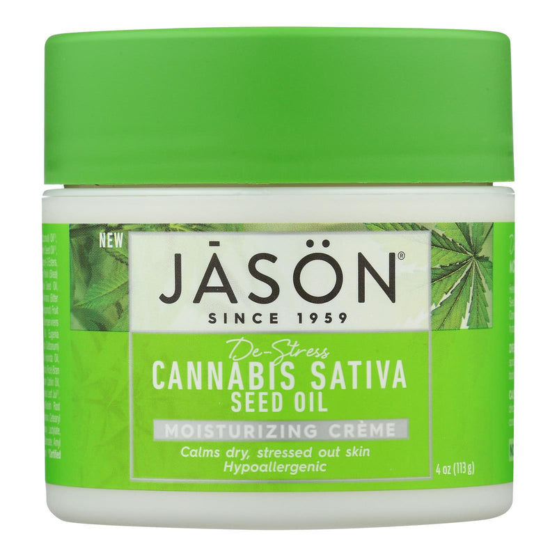 Jason Natural Products - Moistrzng Cream Canbis Satv - 1 Each-4 Oz - Orca Market